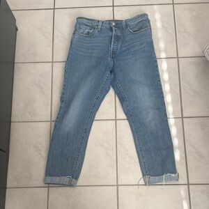 High-Rise Women's Levis 501s